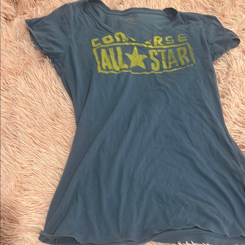 Converse Women's Blue Graphic Tee